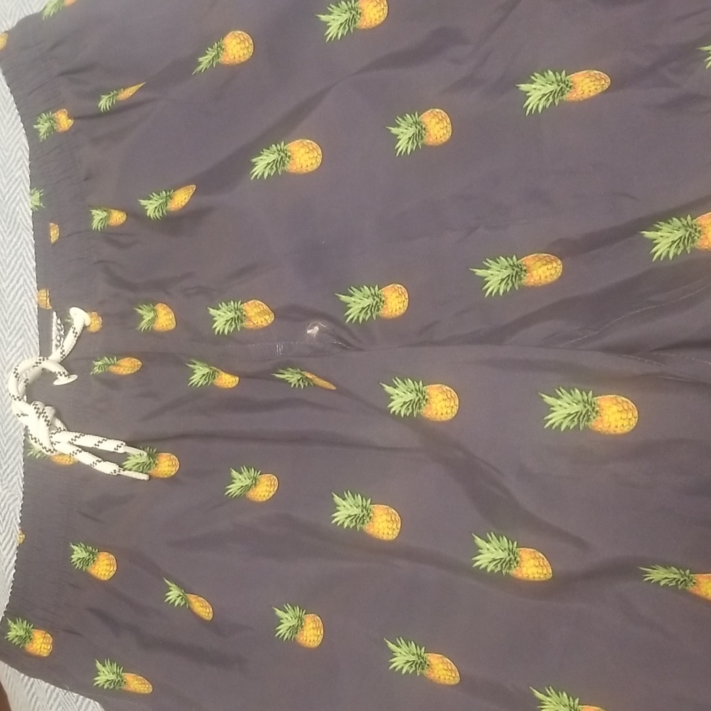 Men's pineapple swim trunks